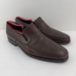 Bruno Magli ‘Raging’ brown‎ leather loafers